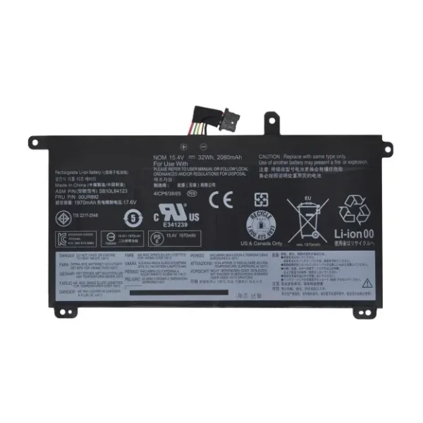 RETRO Lenovo ThinkPad T570, T580 Dahili (İç) Notebook Bataryası