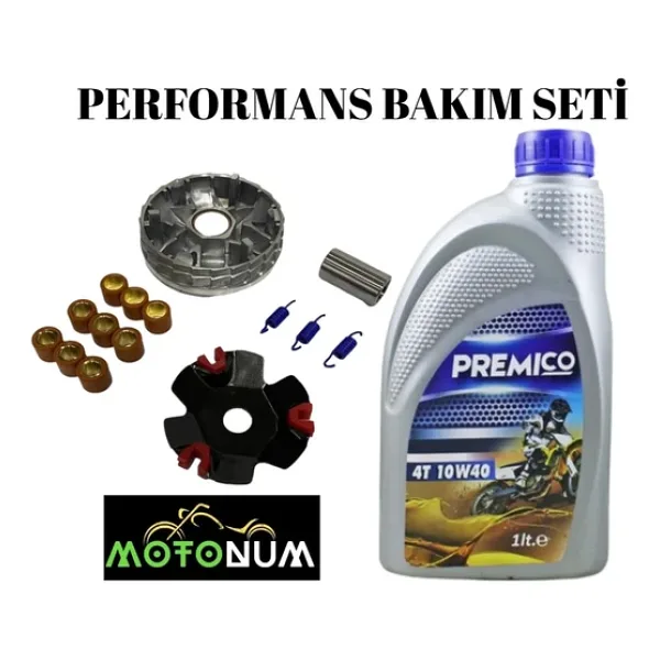 Rks Bitter 50 Performans Ön Varyatör Yağlı Bakım Seti Premico 10W40 M1418