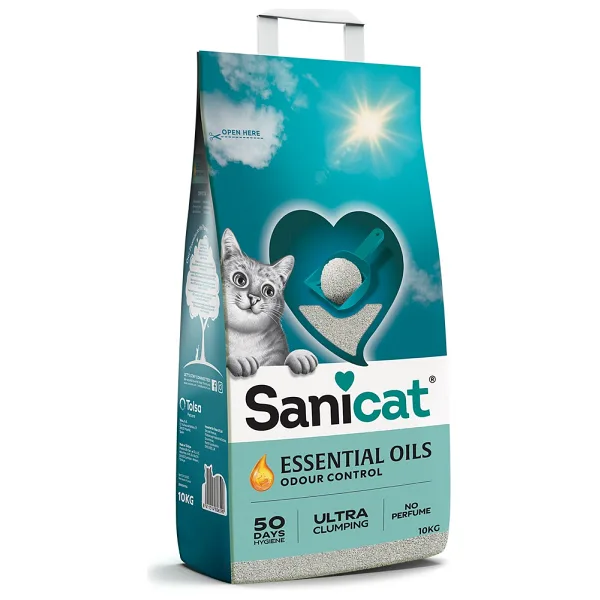 Sanicat Essential Oils Yasemin Kokulu 10 kg Kedi Kumu
