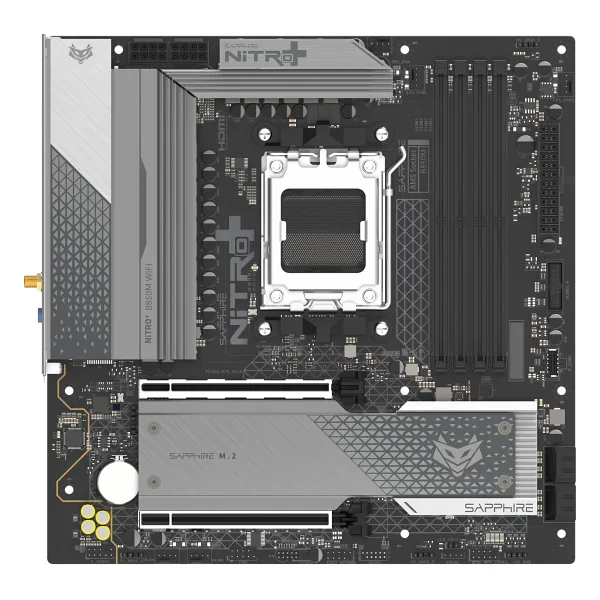 Sapphire Nitro+ B850M Wi-Fi 52123-01-40G AMD AM5 DDR5 Micro ATX Anakart