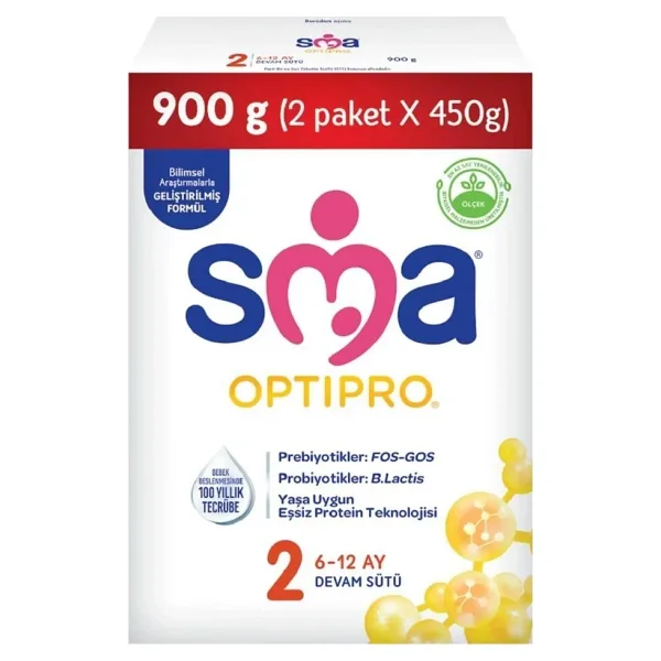 SMA Optipro 2 Probiyotik Devam Sütü 900 gr