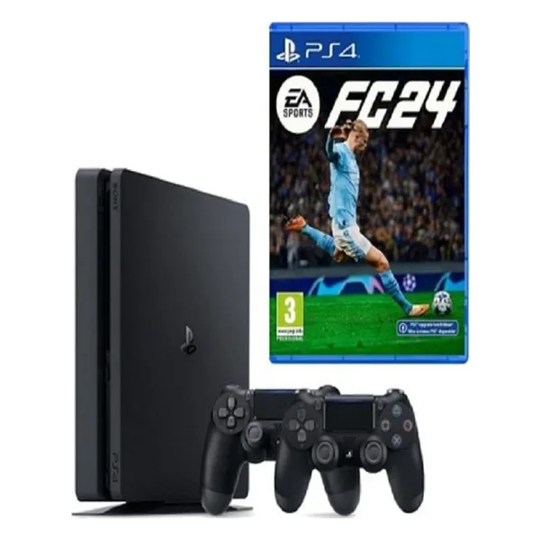 Sony Playstation 4 Slim 1 TB + 2.Dualshock +Fc 24