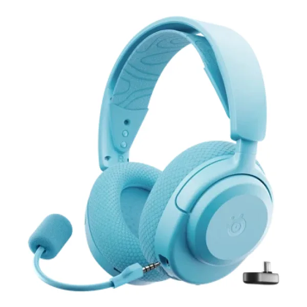 SteelSeries Arctis Nova 3P Turkuaz Kablosuz Kulak Üstü Oyuncu Kulaklığı