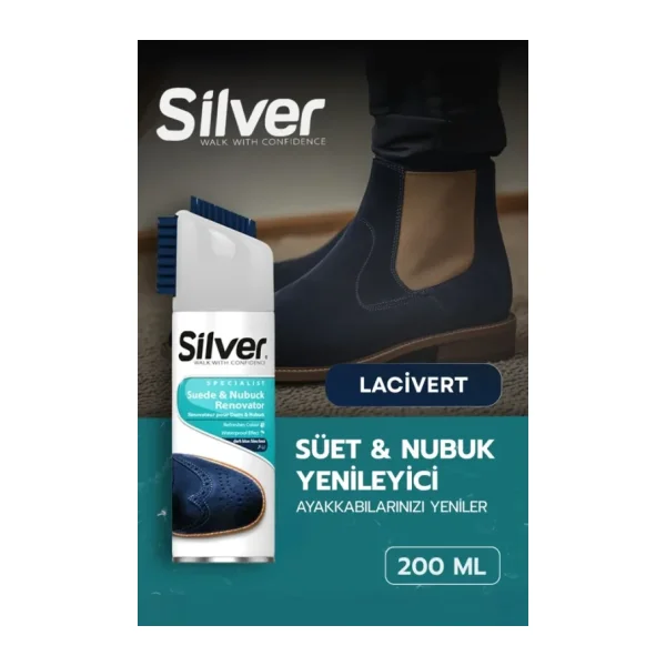 Süet ve Nubuk Yenileyici Sprey Boya Su İtici Etkili Lacivert 200ML