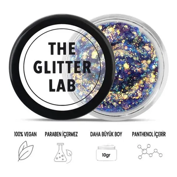The Glitter Lab Jel Formlu Parlak Glitter - Radiant Orchid