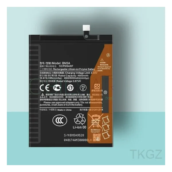 Tkgz - Xiaomi Redmi 10 2022 - Bn5a - Batarya Pil Orijinal Sıfır
