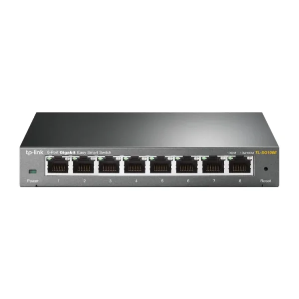 TP-Link TL-SG108E 8 Port 10/100/1000 Mbps Gigabit Switch