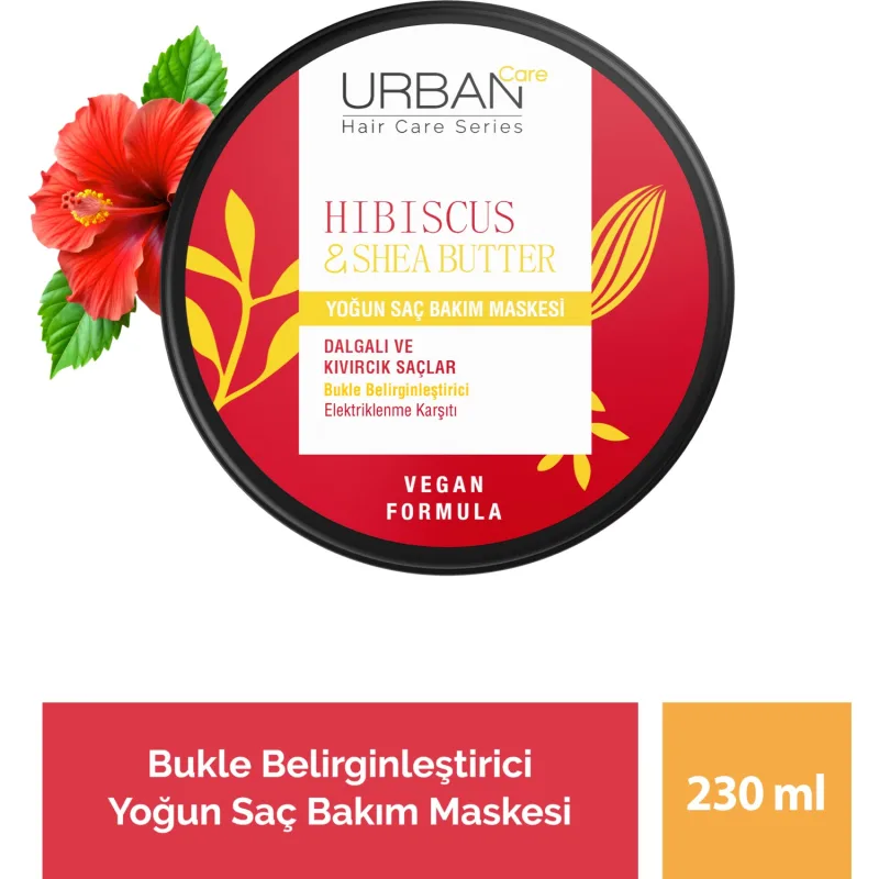 Urban Care Hibiscus & Shea Butter Yoğun Saç Bakım Maskesi 230 ml