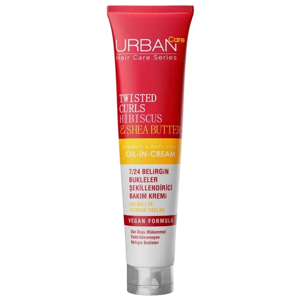 Urban Care Twisted Curls Hibiscus & Shea Butter 175 ml Durulanmayan Saç Kremi