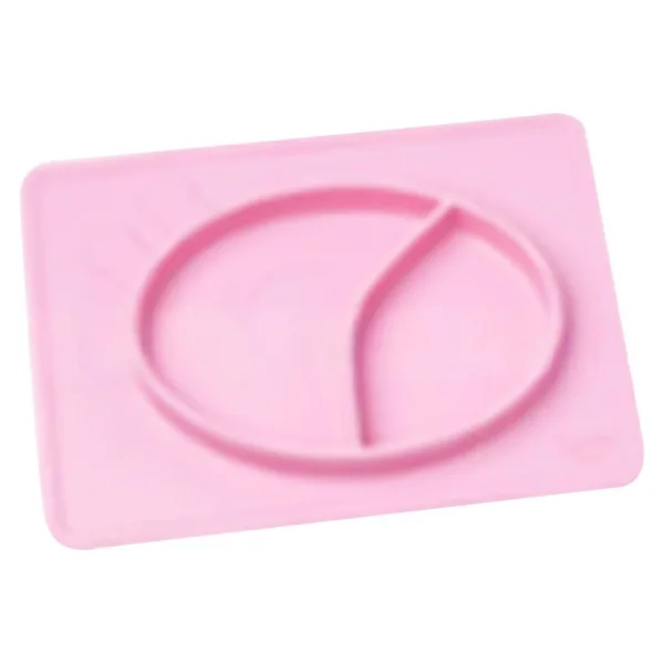 Wee Baby 925 Prime Silikon Matlı Tabak Pembe