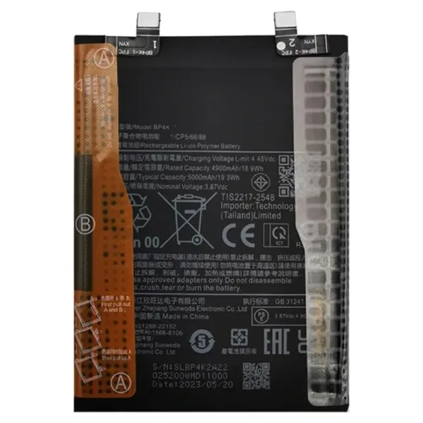 Xiaomi Redmi Note 12 Pro 5G - Batarya Pil Sıfır Orijinal