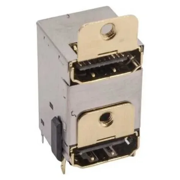 2 Port Dişi HDMI Konnektör PCB Tipi