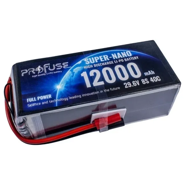 29.6V 8S 12000mAh 40C Lipo Batarya