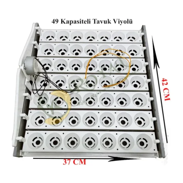 49'luk Otomatik Kuluçka Gelişim Viyolü ( 1/2,5 Rpm 4 Watt )