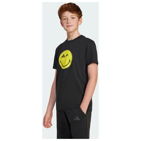 Adidas X Smileyworld Graphics Kısa Kollu Bisiklet Yaka Çocuk Tişört