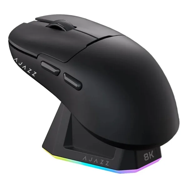 Ajazz AJ159 Pro Siyah Şarjlı Optik Kablolu/Kablosuz Oyuncu Mouse
