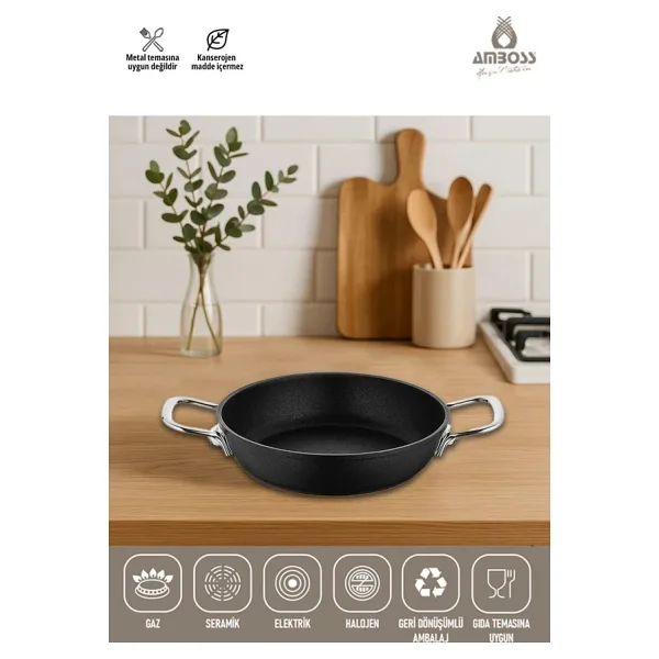 Amboss Dark 18 cm Titanyum Kaplama Sahan