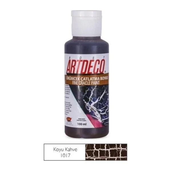 Artdeco Örümcek Çatlatma Boyası 1017 Koyu Kahve