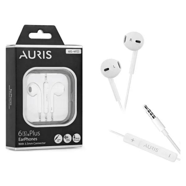Auris HF03 3.5mm Jack Konektörlü Kablolu Kulaklık