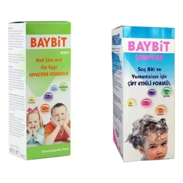 Baybit 100 ml Sprey ve 100 ml Bit Şampuanı