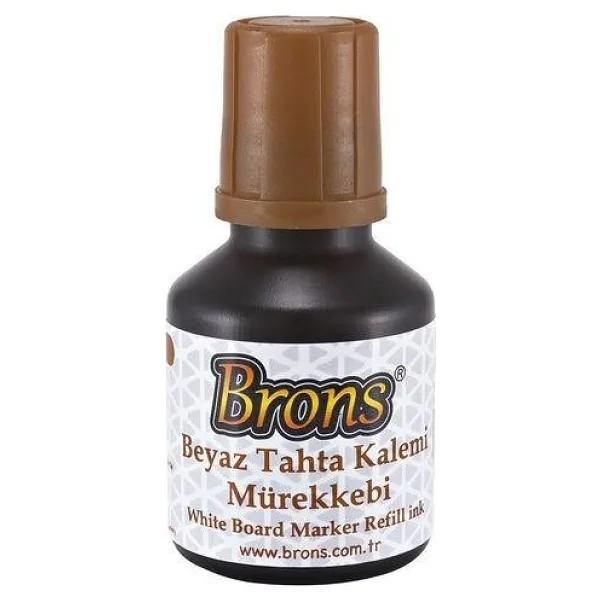 Brons 30 ml Kahverengi Tahta Kalem Mürekkebi