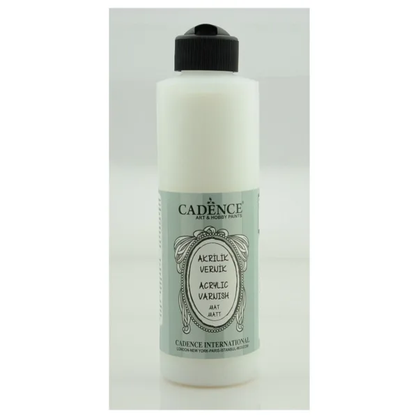 Cadence 250 ml Su Bazlı Akrilik Mat Vernik