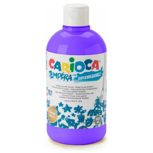 Carioca Süper Yıkanabilir 500 ml Mor Tempera Boyası