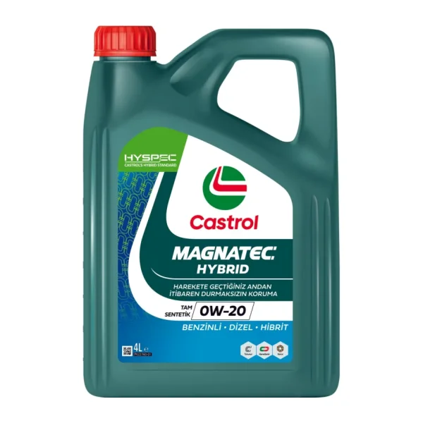 Castrol Magnatec Hybrid 0W-20 4 lt Motor Yağı