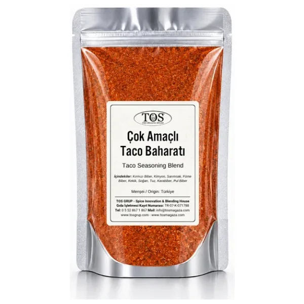 Çok Amaçlı Taco Baharat Karışımı 100 gr (1. Kalite)