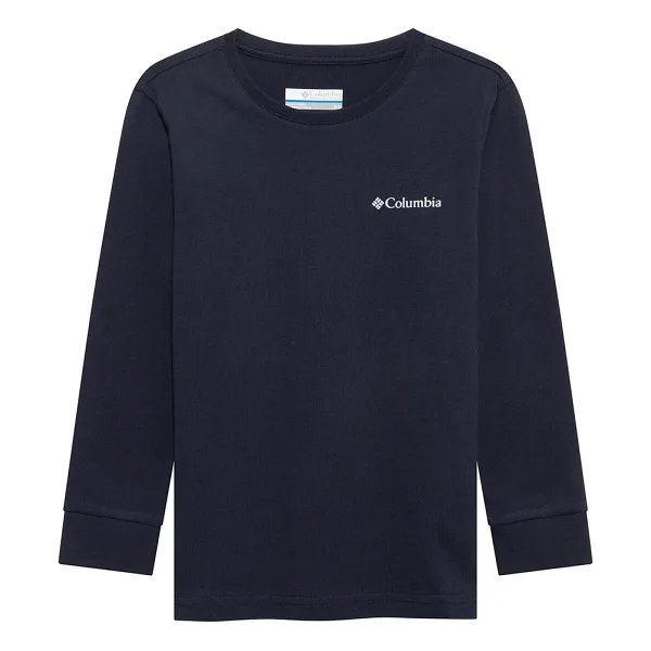Columbia CSC Basic SM Logo CS0438 Uzun Kollu Bisiklet Yaka Çocuk Tişört