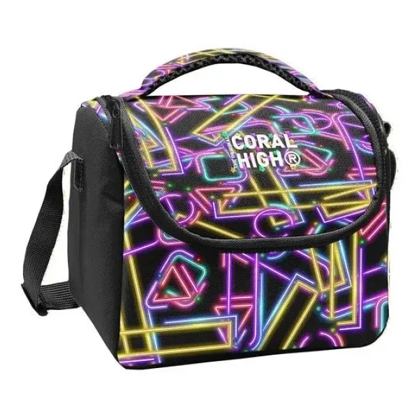 Coral High 37148 Neon Desenli Termoslu Beslenme Çantası