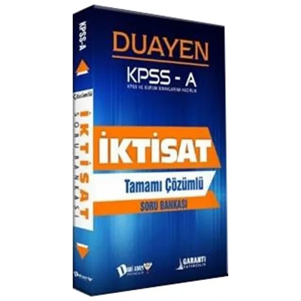 Dahi Adam Kpss A Grubu Iktisat Duayen Soru Bankası