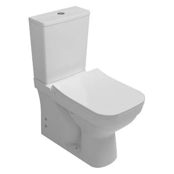 Ece Banyo Teon Duvara Sıfır Takım Klozet Seti-Iç Takım ve Soft Kapak Dahil 10TNS1028 - Beyaz