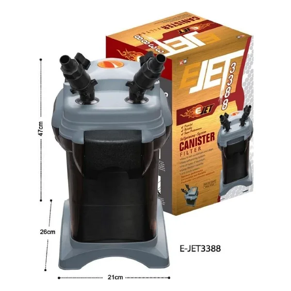 Ejet 3388 2000 lt/h Akvaryum Dış Filtre