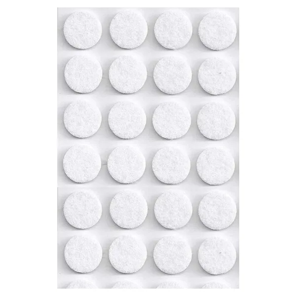 Elysian Yapışkanlı Mobilya Masa Sandalye Parke Zemin Ayak Koruyucu Kaydırmaz Keçesi 24 mm (56'lı Paket)