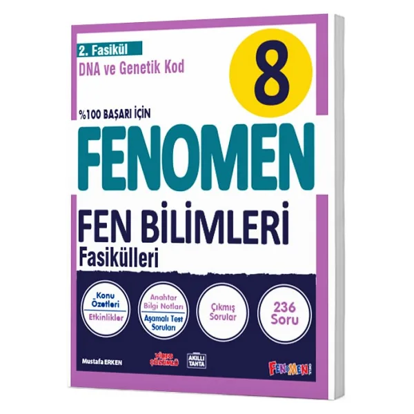 Fenomen Okul Yayınları 8. Sınıf Fen Bilimleri 2. Fasikül (DNA ve Genetik Kod) Konu Özetli Soru Bankası
