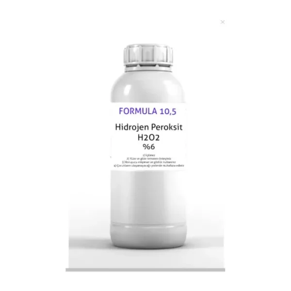 Formula Hidrojen H2O2 Peroksit %6 Oksijenli Su 1 kg