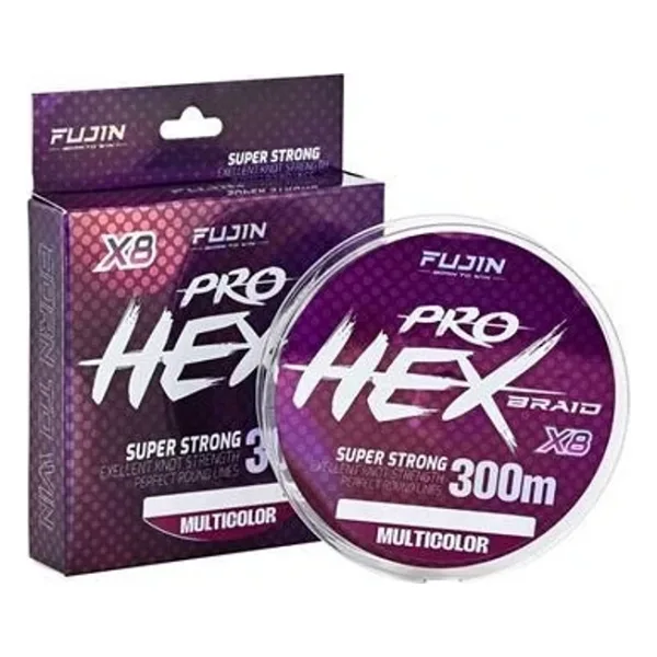 Fujin Pro Hex Braid 8X 300 m 0.27 mm 18 kg Multicolor İp Misina
