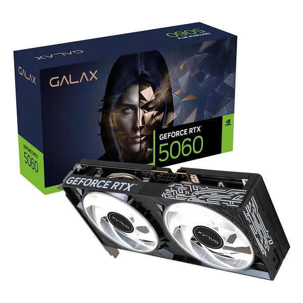 Galax RTX 5060 1-Click OC V2 56NSN8MDDXBO 128 Bit GDDR7 8 GB Ekran Kartı