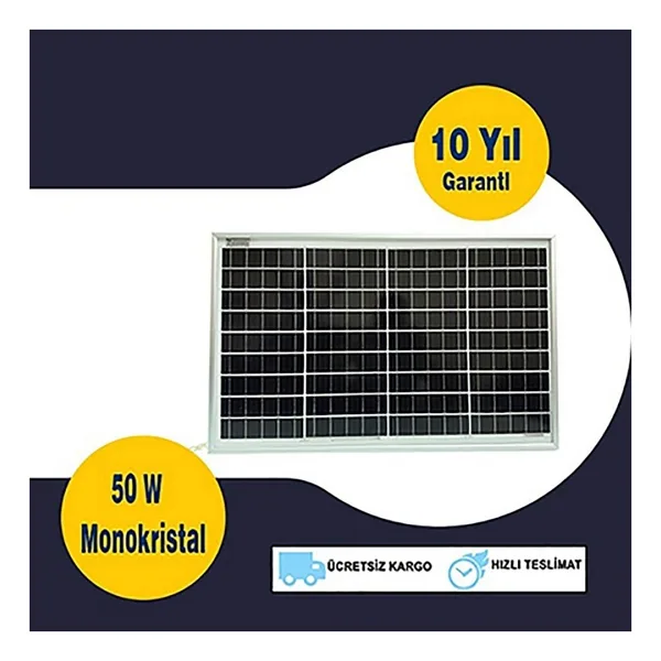 Gesper 50 Watt Monokristal Güneş Paneli