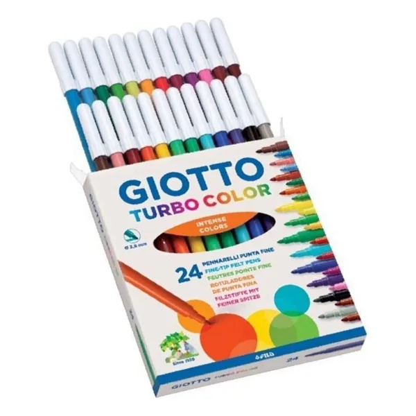 Giotto Turbo Color 24'lü Keçeli Kalem Seti