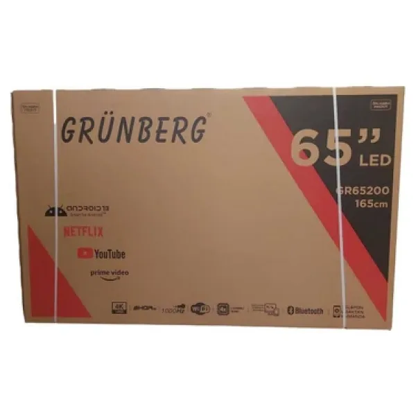 Grünberg GR65200 4K Ultra HD 65" 165 Ekran Uydu Alıcılı Android Smart LED TV