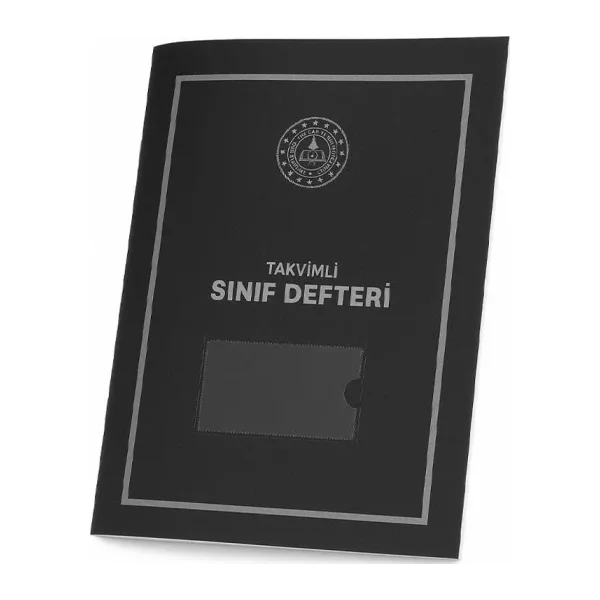 Gülpaş Takvimli Sınıf Defteri Siyah Plastik Kapak (İlkokul) 390