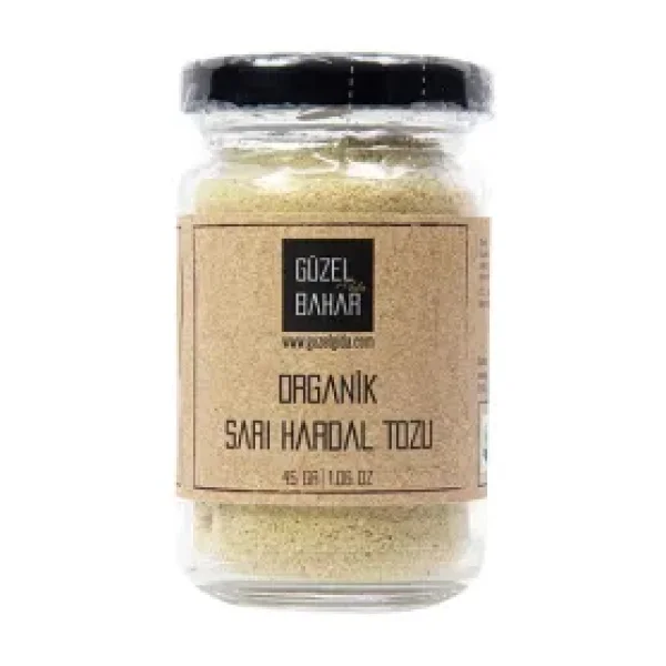 Güzel Ada Gıda Organik 50 gr Sarı Hardal Tozu