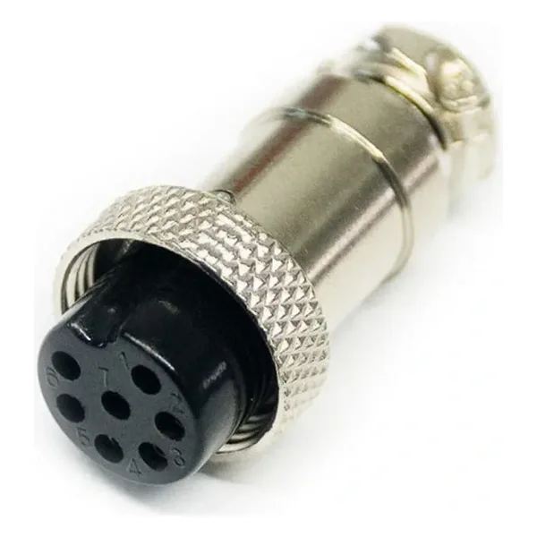 IC-261M 16mm Mayk Dişi Şase 7P Konnektör