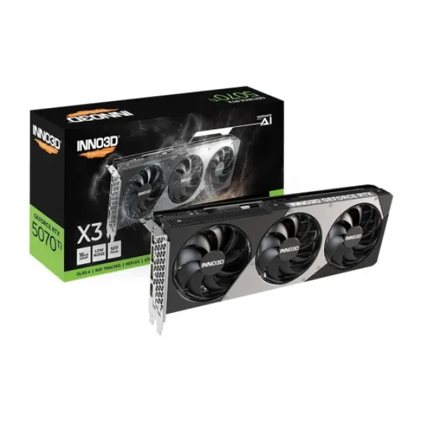 Inno3D RTX 5070 TI X3 N507T3-16D7-176068N 256 Bit GDDR7 16 GB Ekran Kartı