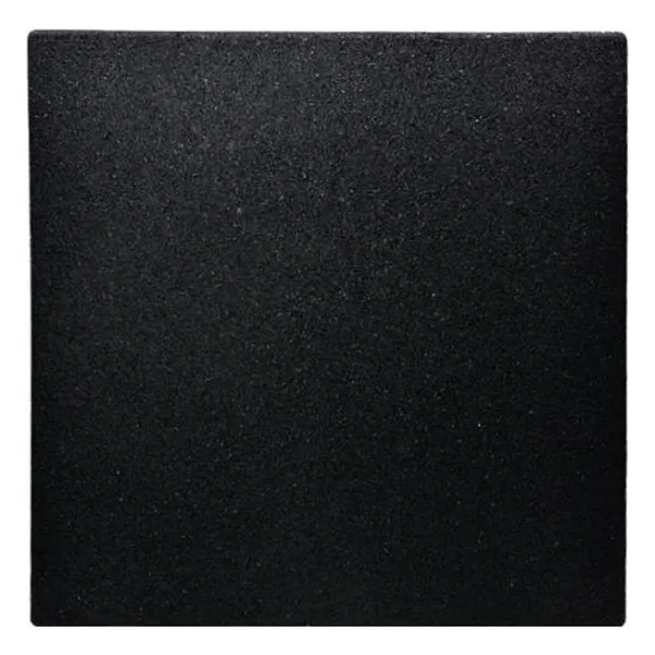 Kauçuk Zemin Kaplama 40x40x2cm 6 Adet TSE Belgeli Siyah