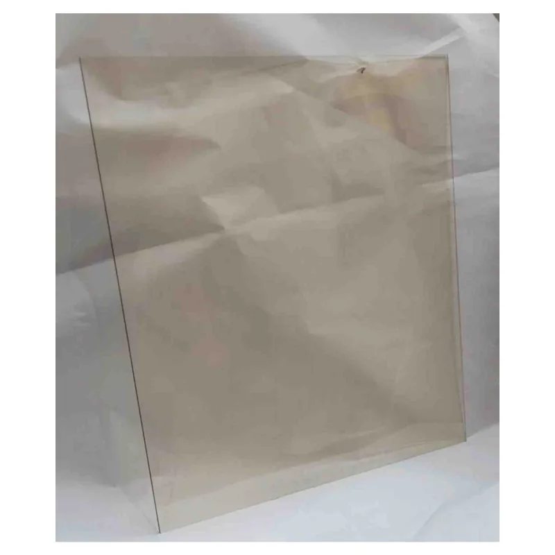 Kera Glass 40 x 71 Yüksek Isıya Dayanıklı Şömine Kuzine Soba Camı 4 mm - Seramik Cam (Bal Rengi, Şeffaf)