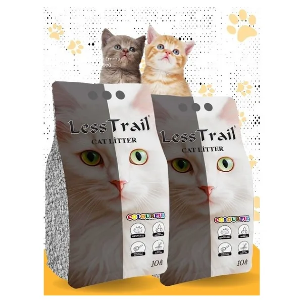 Less Trail Colourful Kedi Kumu 10LT x 2 Adet