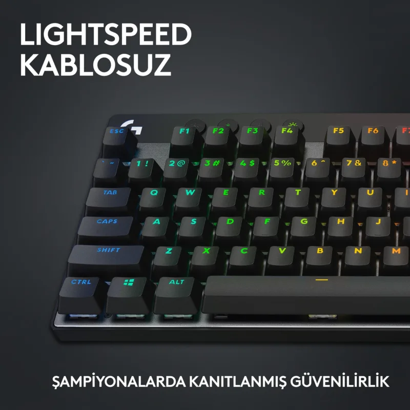 Logitech G Pro X Tkl RGB Tactile Switch Kablolu/Kablosuz Mekanik Oyuncu Klavyesi - Görsel 3